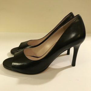 Nine West | Black Leather Pumps | NW Bronze